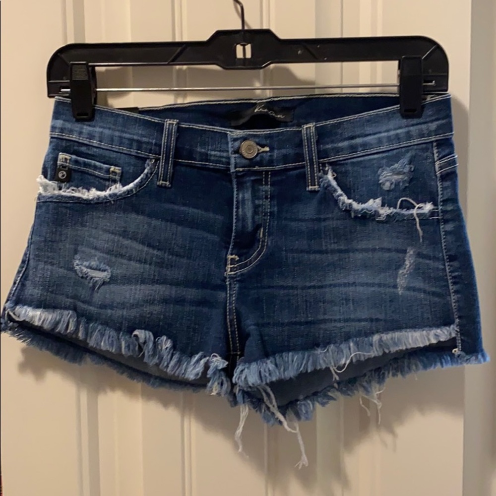 Kancan frayed denim shorts